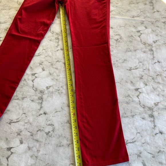 Elie Tahari 💋 bright red ❤️ soft jeans - Picture 7 of 9